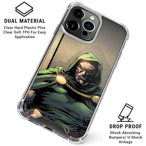 Marvel Dr. Doom Doctor Victor Von Doom iPhone 15 Pro Clear Case